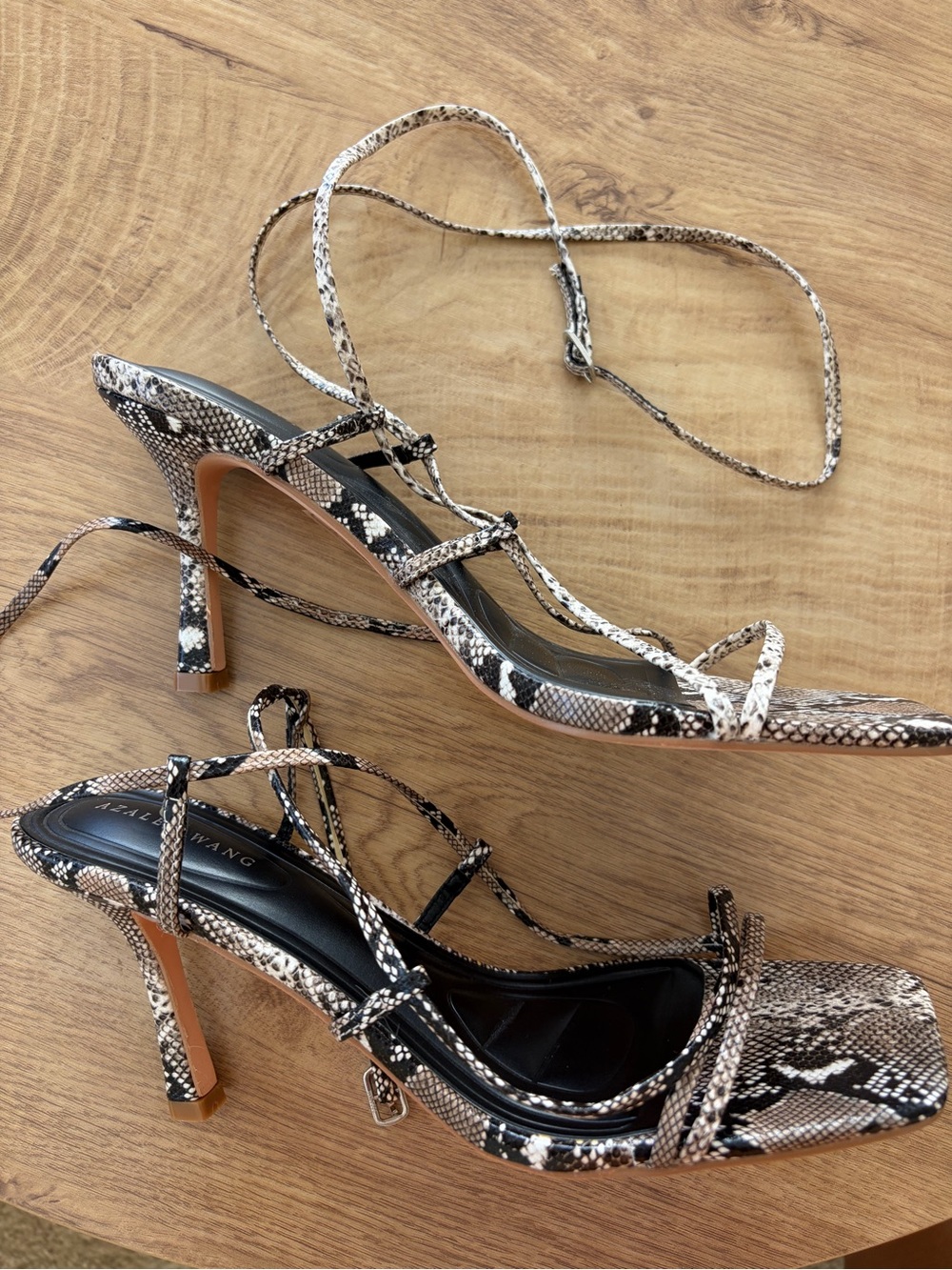 Azalea Wang Lace-Up Women's Heels